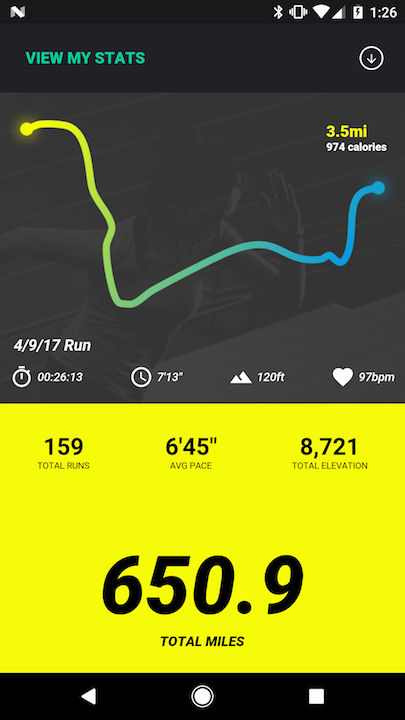 Fitness app design